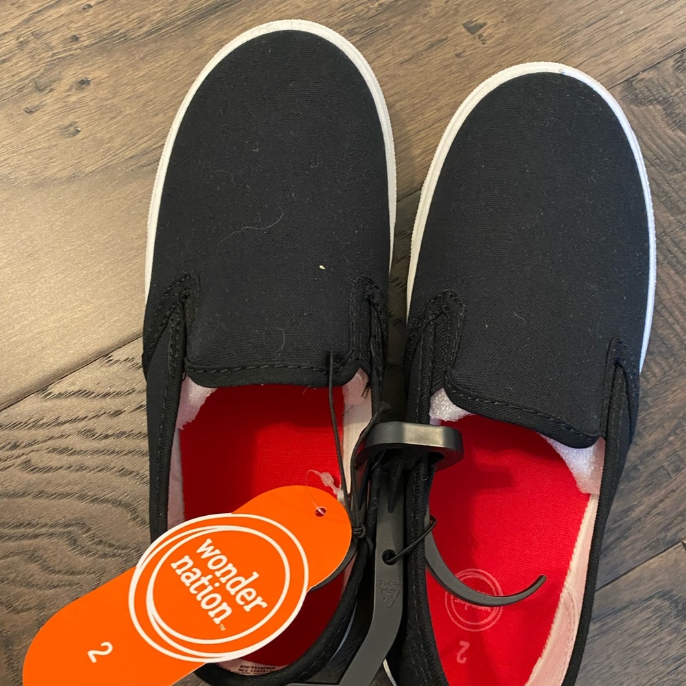 Black Canvas Shoes NWT